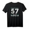 Dart Trikot 57 Geburtstag Geschenk für Dartspieler – Witziges Dart T-Shirt als ideales Geschenk für Dartfans und -spieler