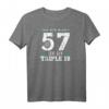 Dart Trikot 57 Geburtstag Geschenk für Dartspieler – Witziges Dart T-Shirt als ideales Geschenk für Dartfans und -spieler