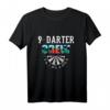9 Darter Crew Ninedarter Dart T-Shirt – Lustiges Outfit für Dartspieler, Dartfans & Turniere in Bar und Kneipe