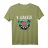 9 Darter Crew Ninedarter Dart T-Shirt – Lustiges Outfit für Dartspieler, Dartfans & Turniere in Bar und Kneipe