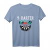 9 Darter Crew Ninedarter Dart T-Shirt – Lustiges Outfit für Dartspieler, Dartfans & Turniere in Bar und Kneipe