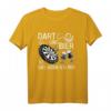 Lustiges Retro Vintage Herren Dart und Bier T-Shirt – Perfektes Geschenk für Dartfans, Champions & Bierliebhaber für Vatertag, Geburtstag & Weihnachten