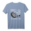 Lustiges Retro Vintage Herren Dart und Bier T-Shirt – Perfektes Geschenk für Dartfans, Champions & Bierliebhaber für Vatertag, Geburtstag & Weihnachten