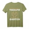 Dart Ich Brauch keine Therapie ich brauch nur Darten T-Shirt – Lustiges Geschenk für Dartspieler im Ruhestand
