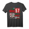 57. Geburtstag Dart T-Shirt mit lustigem Spruch 'Ich bin nicht 57, ich bin dtripple 19!' - Perfektes Geschenk für Dart-Fans und Geburtstagskinder