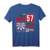 57. Geburtstag Dart T-Shirt mit lustigem Spruch 'Ich bin nicht 57, ich bin dtripple 19!' - Perfektes Geschenk für Dart-Fans und Geburtstagskinder