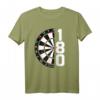 Dartspieler T-Shirt mit Dartboard & Kneipen-Motiv - Perfekt für Dartfans, Dartspieler & Dartverein, Vintage Dartsport Geschenk