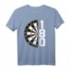 Dartspieler T-Shirt mit Dartboard & Kneipen-Motiv - Perfekt für Dartfans, Dartspieler & Dartverein, Vintage Dartsport Geschenk