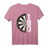 Dartspieler T-Shirt mit Dartboard & Kneipen-Motiv - Perfekt für Dartfans, Dartspieler & Dartverein, Vintage Dartsport Geschenk