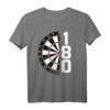 Dartspieler T-Shirt mit Dartboard & Kneipen-Motiv - Perfekt für Dartfans, Dartspieler & Dartverein, Vintage Dartsport Geschenk