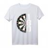 Dartspieler T-Shirt mit Dartboard & Kneipen-Motiv - Perfekt für Dartfans, Dartspieler & Dartverein, Vintage Dartsport Geschenk