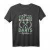 Lustiges Dart T-Shirt - Der tut nichts der will nur Darts spielen für Dartspieler, Dartfans & Vereinsmitglieder als Geschenk oder Turnieroutfit