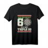 Dartspieler Geschenk zum 60. Geburtstag - Dart T-Shirt für Dartkönige, Profi Dartspieler & Dartfans bei Turnieren
