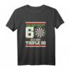 Dartspieler Geschenk zum 60. Geburtstag - Dart T-Shirt für Dartkönige, Profi Dartspieler & Dartfans bei Turnieren