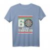 Dartspieler Geschenk zum 60. Geburtstag - Dart T-Shirt für Dartkönige, Profi Dartspieler & Dartfans bei Turnieren