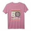 Dartspieler Geschenk zum 60. Geburtstag - Dart T-Shirt für Dartkönige, Profi Dartspieler & Dartfans bei Turnieren
