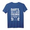 Lustiges Dart Bier & Freunde T-Shirt – Perfektes Geschenk für Dartspieler, Freunde & Anlässe wie Geburtstag & Weihnachten