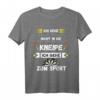 Lustiges Dartspieler T-Shirt mit Spruch – Perfektes Geschenk für Kneipen und Dartfans, inklusive Bullseye & 180 Motiv