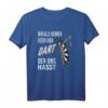Der Pfeil der uns Hasst Dart T-Shirt - Lustiges Dart Design mit Spruch für Dartspieler & Dartfans