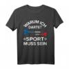 Sport Muss Sein Dart T-Shirt für Männer – Lustiges Dart Design für Dartspieler, Papas & Opas, Perfekt zu Dart Zubehör und Dartscheibe