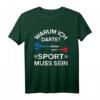Sport Muss Sein Dart T-Shirt für Männer – Lustiges Dart Design für Dartspieler, Papas & Opas, Perfekt zu Dart Zubehör und Dartscheibe