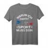 Sport Muss Sein Dart T-Shirt für Männer – Lustiges Dart Design für Dartspieler, Papas & Opas, Perfekt zu Dart Zubehör und Dartscheibe