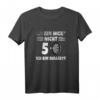 50. Geburtstag Dart T-Shirt - Ich bin nicht 50, ich bin Bullseye Dart Geschenk für Dartspieler & Fans, lustiges Motiv für runden Geburtstag