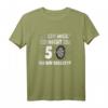 50. Geburtstag Dart T-Shirt - Ich bin nicht 50, ich bin Bullseye Dart Geschenk für Dartspieler & Fans, lustiges Motiv für runden Geburtstag