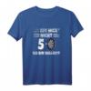 50. Geburtstag Dart T-Shirt - Ich bin nicht 50, ich bin Bullseye Dart Geschenk für Dartspieler & Fans, lustiges Motiv für runden Geburtstag