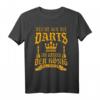 Herren Dart T-Shirt mit lustigem Spruch – Witziges Geschenk für Dartspieler, ideal für Humorvolle Fans