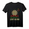 Doppel 4 Läuft Bei Mir - Lustiges Dart T-Shirt für Dartspieler, Fans & Hobbyspieler, Ideal als Geschenk für Dart Papa & Dart Opa
