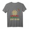 Doppel 4 Läuft Bei Mir - Lustiges Dart T-Shirt für Dartspieler, Fans & Hobbyspieler, Ideal als Geschenk für Dart Papa & Dart Opa