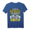REICHT MIR DIE PFEILE DER MEISTER WILL DARTEN! Dartspieler T-Shirt – Perfektes Geschenk für Dartfans, Geburtstage & Vatertag