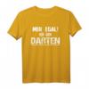 Lustiges Dart T-Shirt mit Spruch 'Mir egal ich geh Darten' – Witziges Fun Motiv für Dartspieler, Dartverein & Turniere