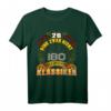 Dart 180 Klassiker Darter Dartspieler T-Shirt - Hochwertiges, klassisches Dartshirt mit doppeltem Saum