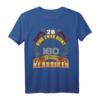 Dart 180 Klassiker Darter Dartspieler T-Shirt - Hochwertiges, klassisches Dartshirt mit doppeltem Saum