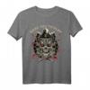 Dart T-Shirt für Spieler - dare you to play evil skull | Perfektes Geschenk für Männer, Papa & Club-Teams bei Turnieren & Geburtstag