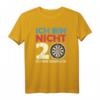 Ich Bin Nicht 20, Ich Bin Double 10 - Lustiges Dart T-Shirt für Dartfans, Dartspieler & Turnierteilnehmer als Geburtstags- oder Weihnachtsgeschenk