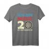 Ich Bin Nicht 20, Ich Bin Double 10 - Lustiges Dart T-Shirt für Dartfans, Dartspieler & Turnierteilnehmer als Geburtstags- oder Weihnachtsgeschenk
