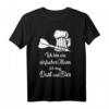 Dart und Bier darum bin ich hier - Lustiges Dartspieler T-Shirt mit Grunge-Effekt für Dartfans und Bierliebhaber