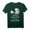 Dart und Bier darum bin ich hier - Lustiges Dartspieler T-Shirt mit Grunge-Effekt für Dartfans und Bierliebhaber
