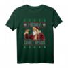 Ugly Christmas Santa Playing Darts 'Merry Dartsmas' - Lustiges Weihnachts-T-Shirt für Dartfans & Humorvolle Geschenkidee