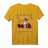 Ugly Christmas Santa Playing Darts 'Merry Dartsmas' - Lustiges Weihnachts-T-Shirt für Dartfans & Humorvolle Geschenkidee