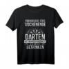 Lustiges Dart T-Shirt mit Spruch 'Vorhersage fürs Wochenende, darten mit Wahrscheinlichkeit auf betrinken' – Perfektes Geschenk für Dartspieler und Trinkfans