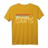 Dart T-Shirt - Klassisch geschnitten, doppelt genähter Saum für Fans und Sportbegeisterte