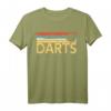Dart T-Shirt - Klassisch geschnitten, doppelt genähter Saum für Fans und Sportbegeisterte