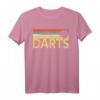 Dart T-Shirt - Klassisch geschnitten, doppelt genähter Saum für Fans und Sportbegeisterte
