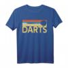 Dart T-Shirt - Klassisch geschnitten, doppelt genähter Saum für Fans und Sportbegeisterte