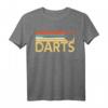 Dart T-Shirt - Klassisch geschnitten, doppelt genähter Saum für Fans und Sportbegeisterte
