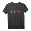 Dart Herzschlag EKG Herzlinie T-Shirt - Für Frauen, Mädchen & Dartfans, Perfekt für Turniere & Freizeit